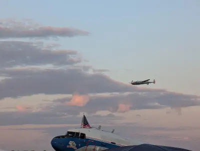 Flyby of the P-38