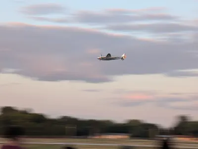 P-38 high speed pass