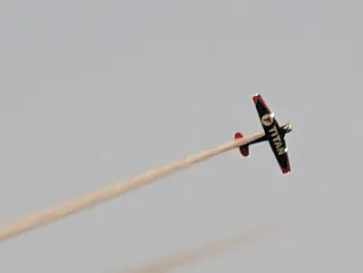 Titan T-6 Aerobatic team evening show