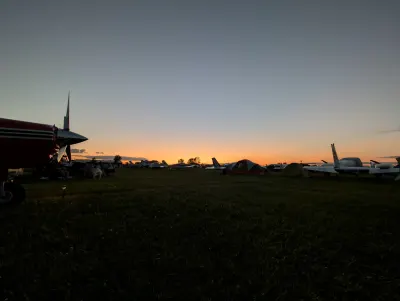 Sunset in "Comanche Town"