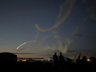 Night airshow
