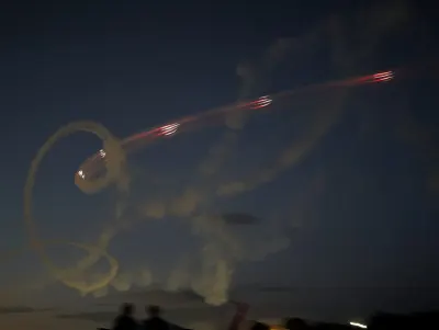Night airshow