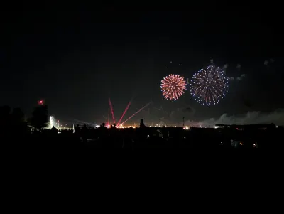 The most awesome firework show, including lasers, explosions, firworks, drones, and an airplane with fireworks!