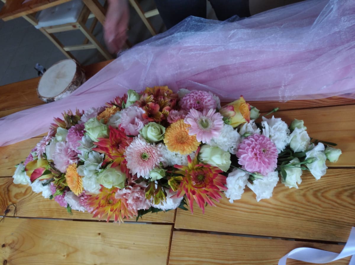 Esküvői asztaldísz