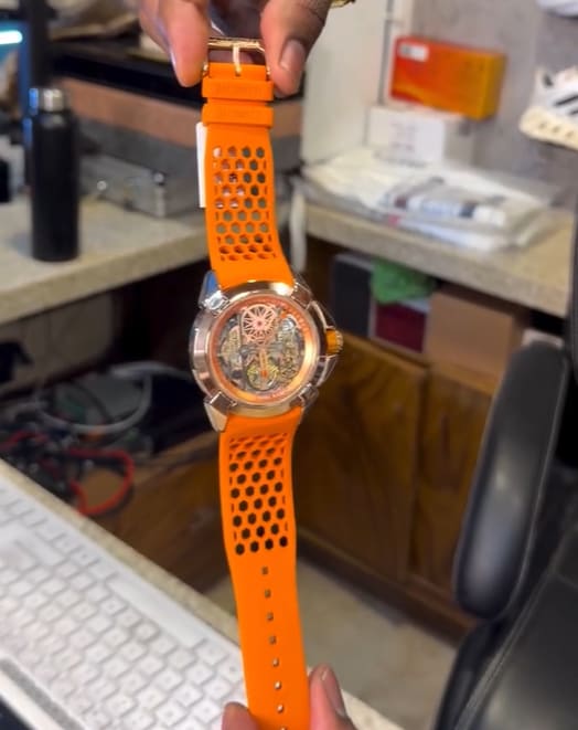Minimalist Leather Strap Watch - View 1