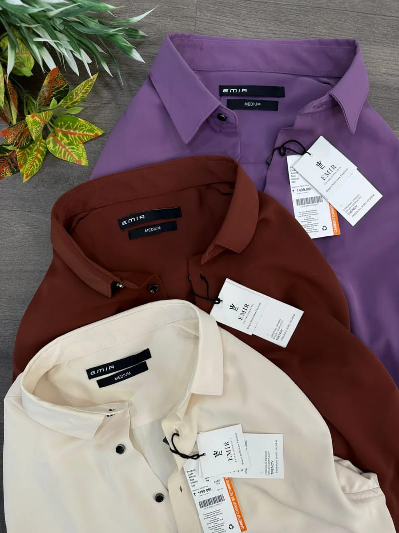 Armani plain fabric shirts  - View 6
