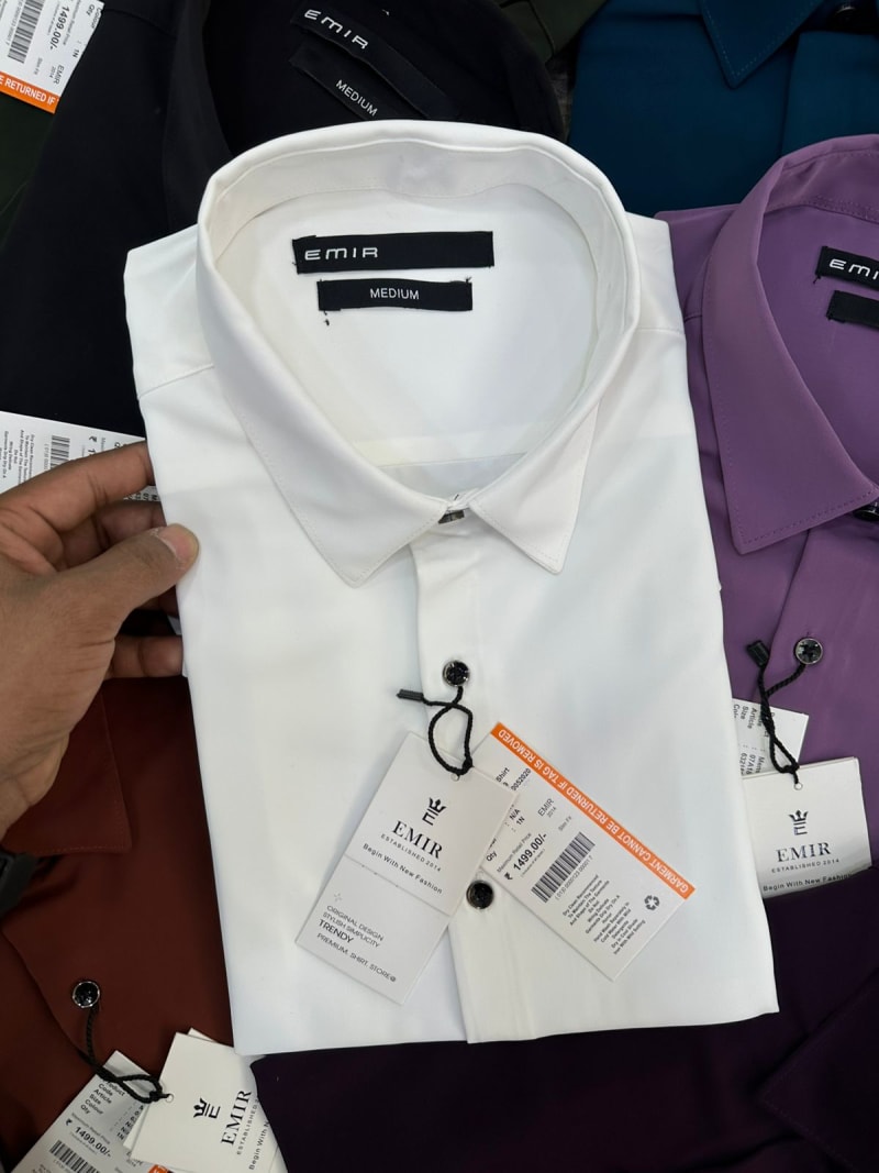 Armani plain fabric shirts  - View 4