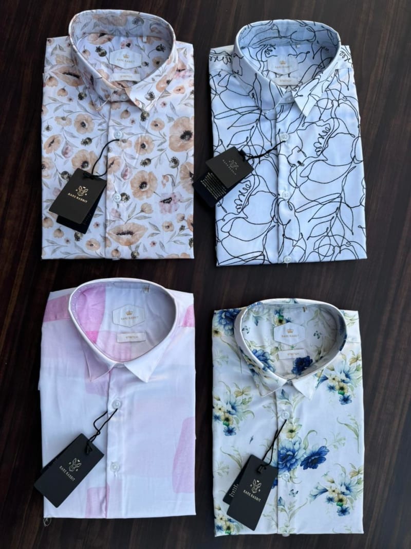  Satin Digital print shirts  - View 4