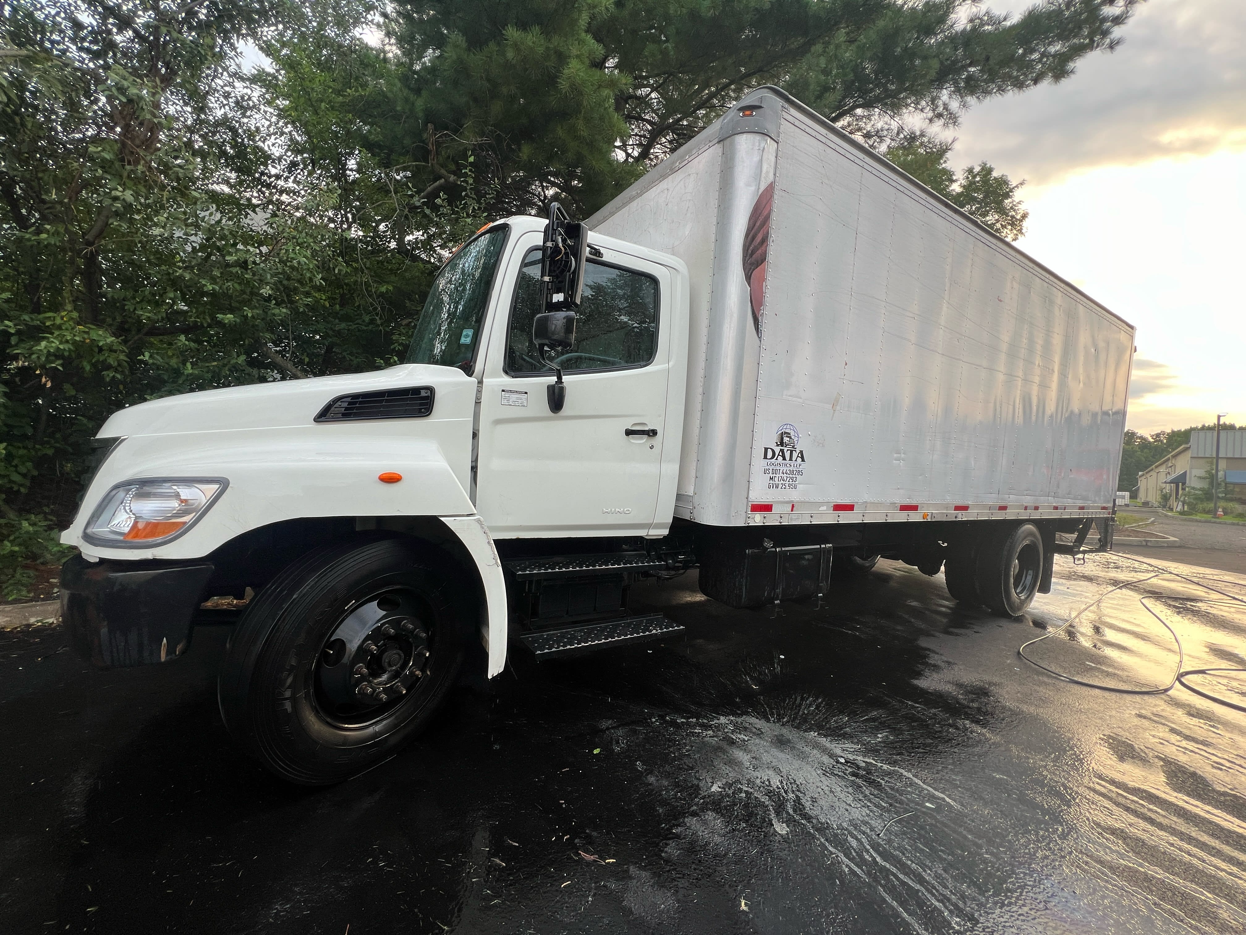 Commercial fleet lined up