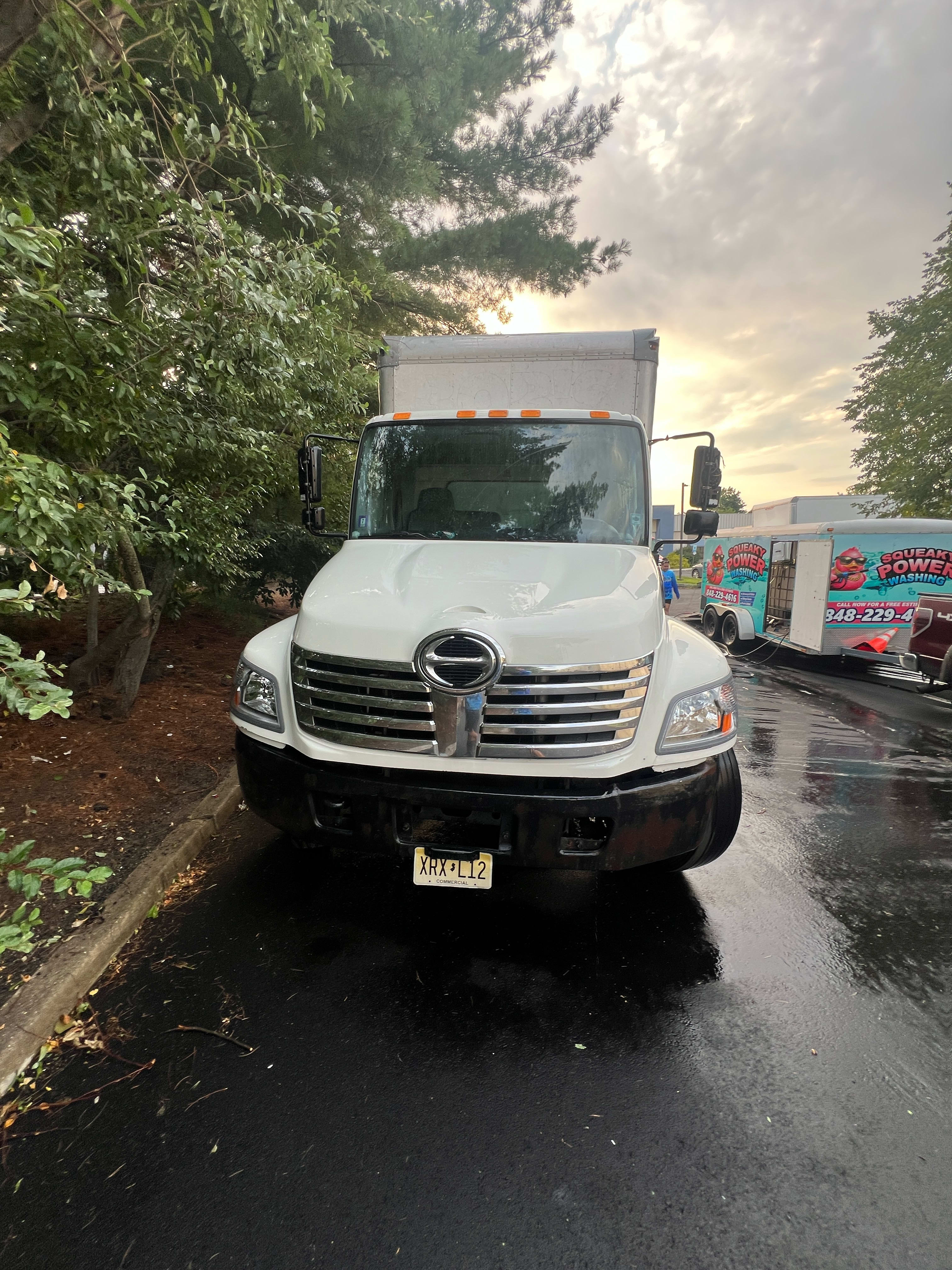 On-site truck and trailer washing