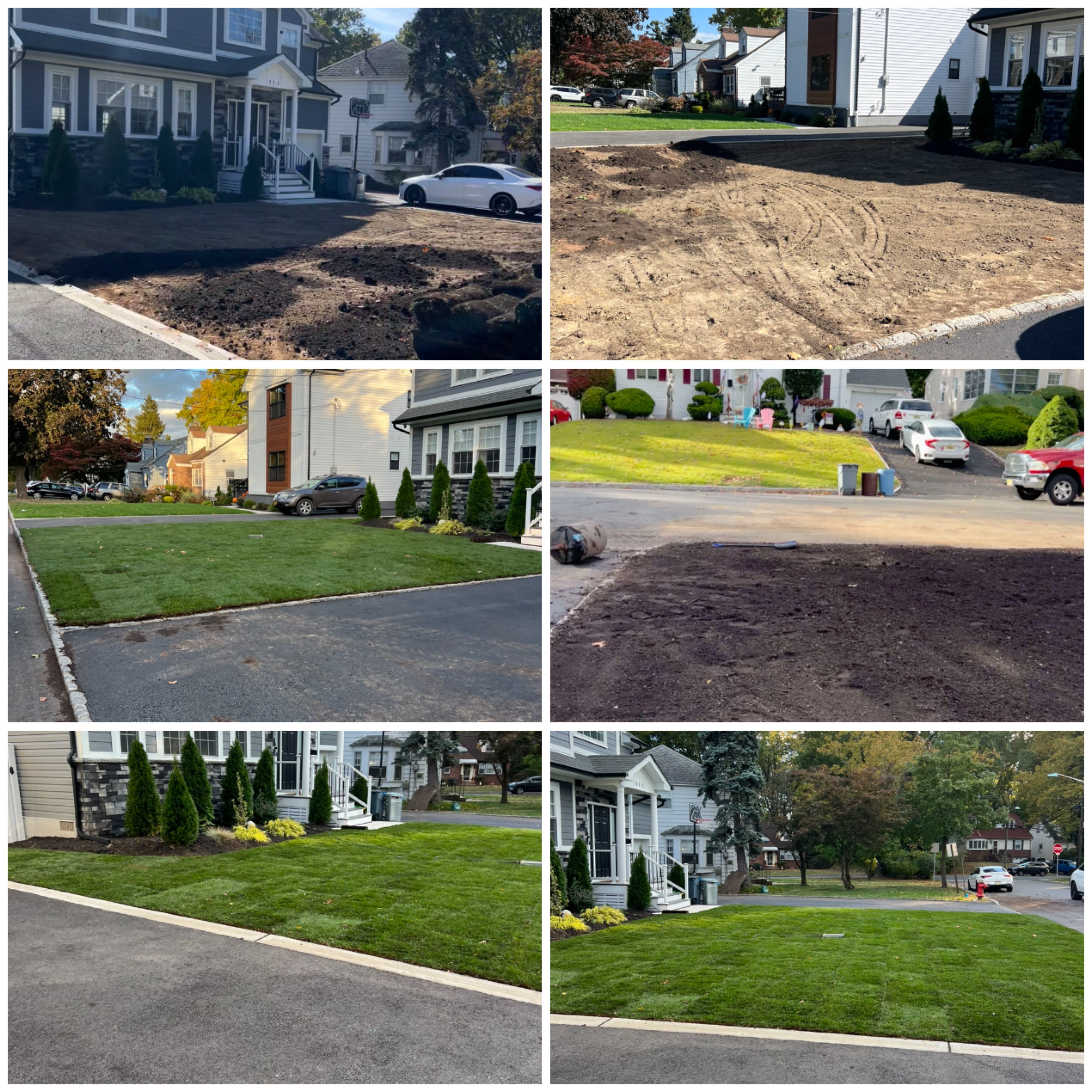 Freshly cut and striped lawn by Bella Molina Landscaping