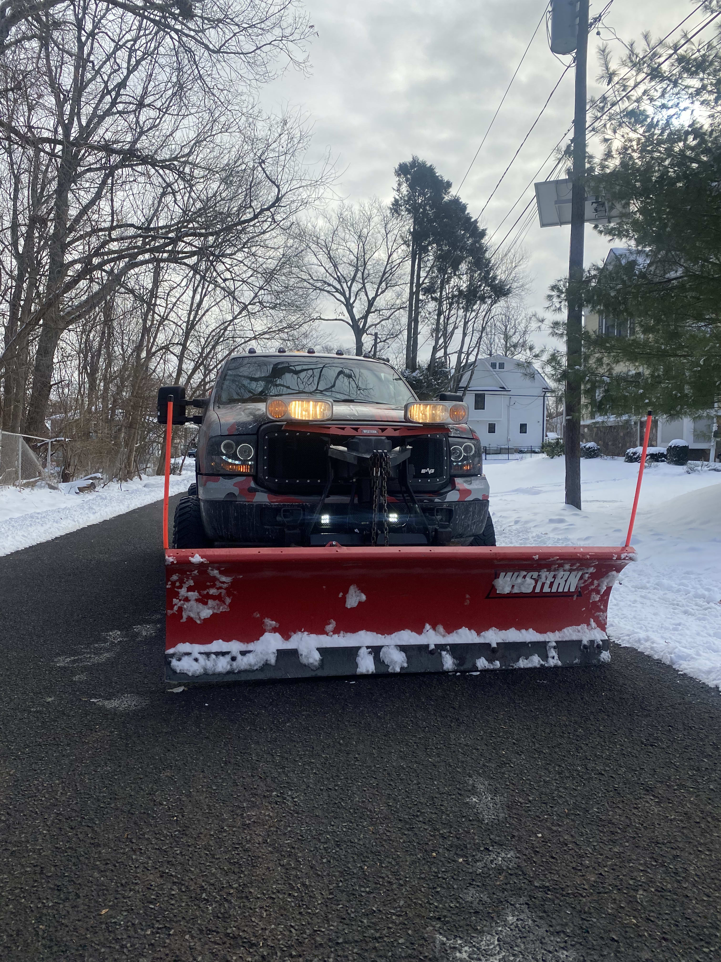 Bella Molina snow plow truck