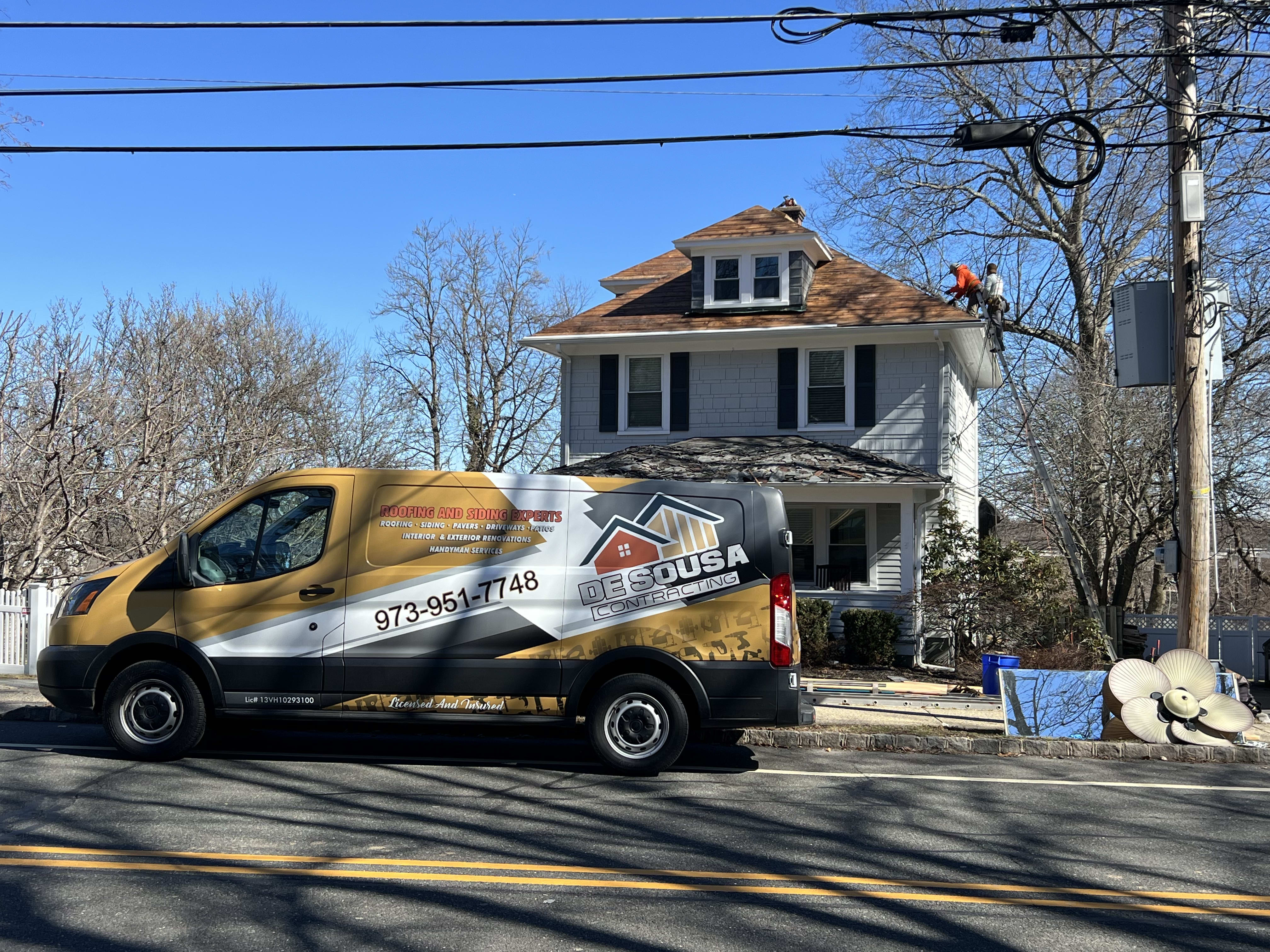 De Sousa Contracting crew on the job