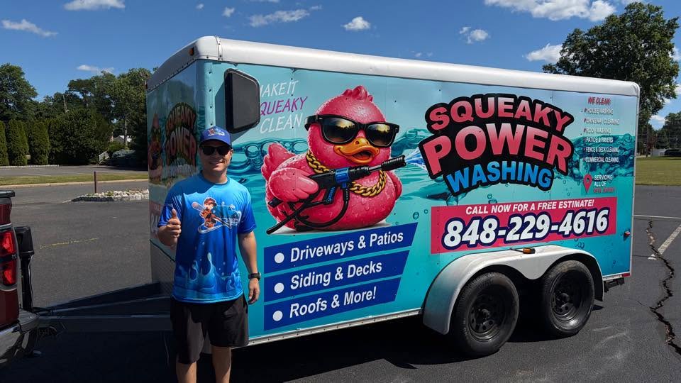 Squeaky Power Washing truck