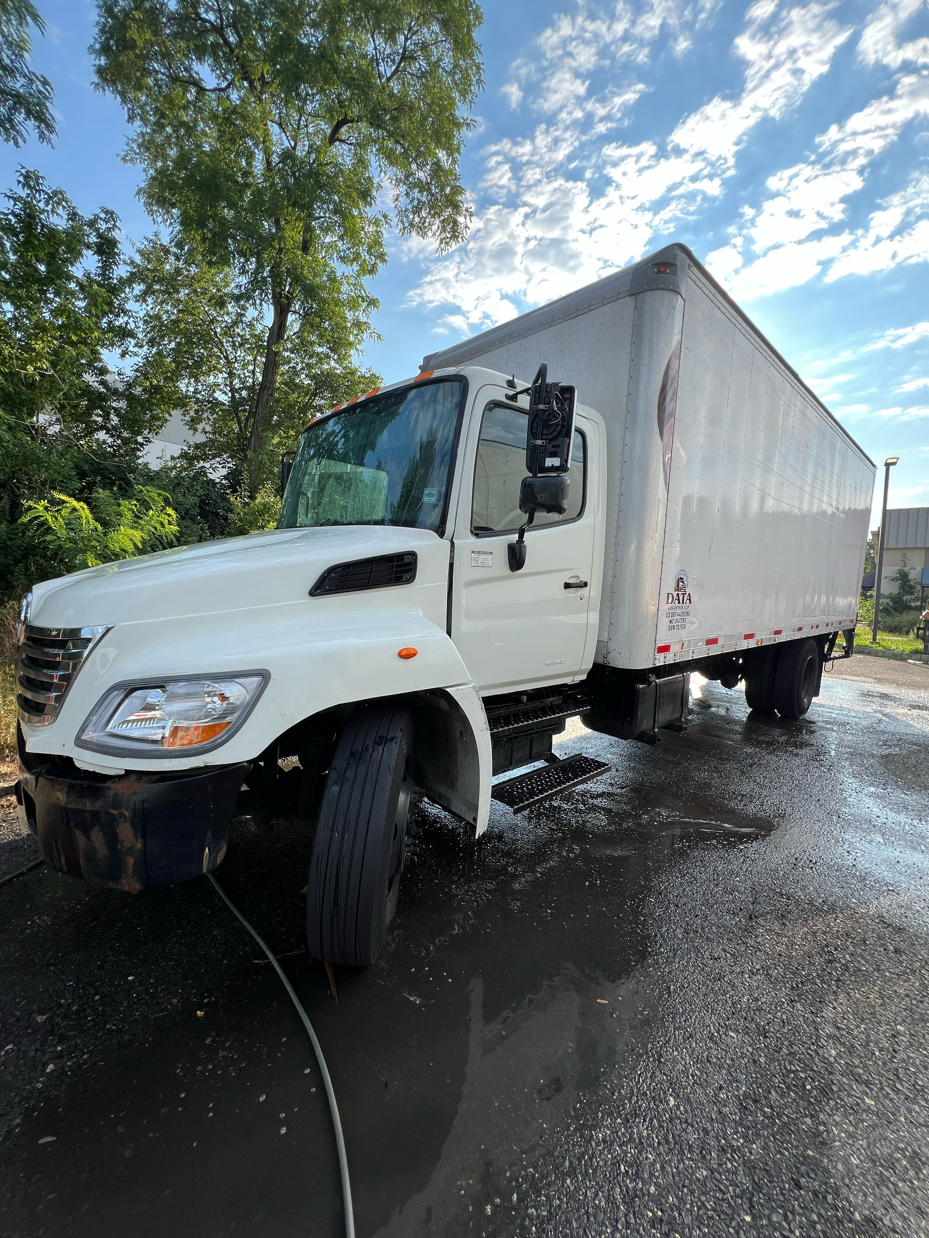 Fleet truck washing