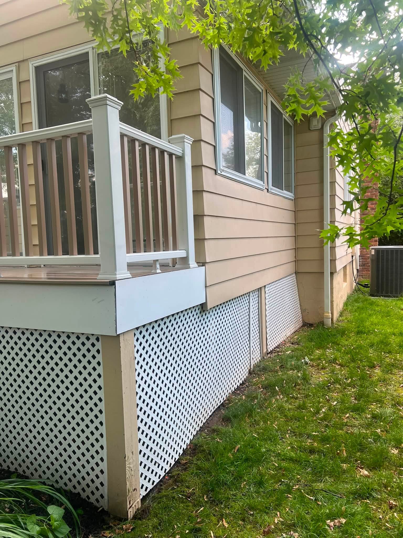 Recent power washing job by J&P