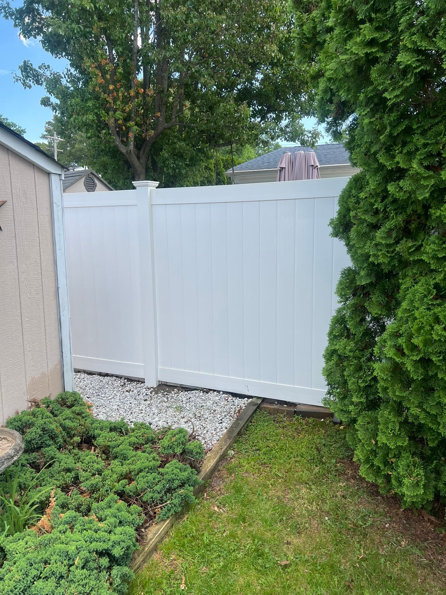 Recent power washing job by J&P