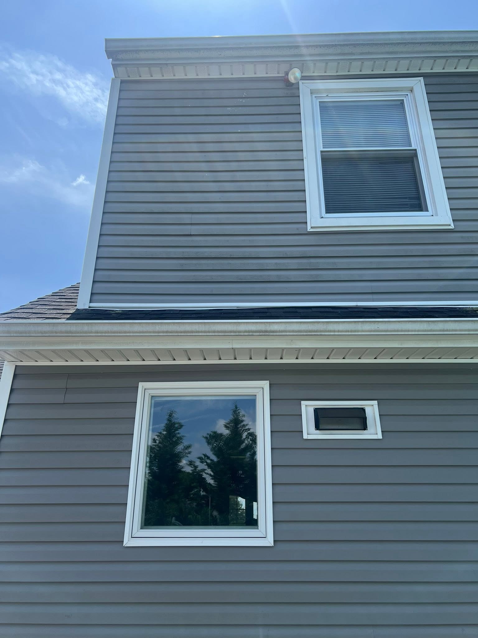 Recent power washing job by J&P