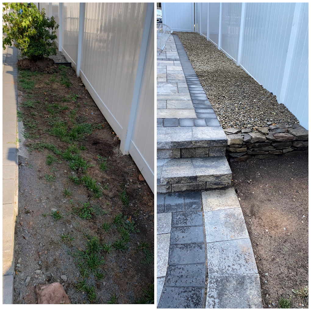 Custom paver patio and outdoor living space by Bella Molina