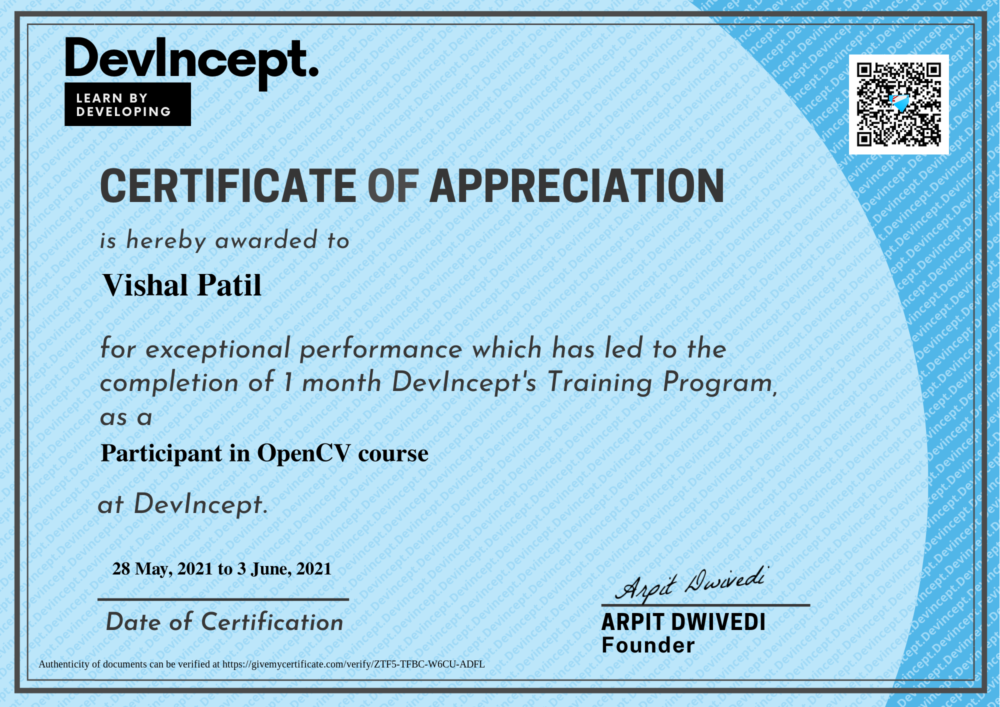 Devincept OpenCV Bootcamp