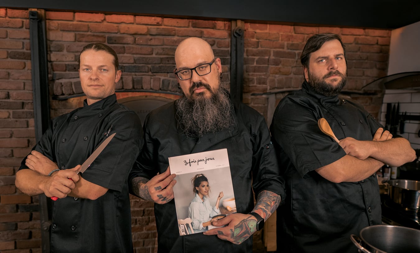 ButterButtButler en habit de chef