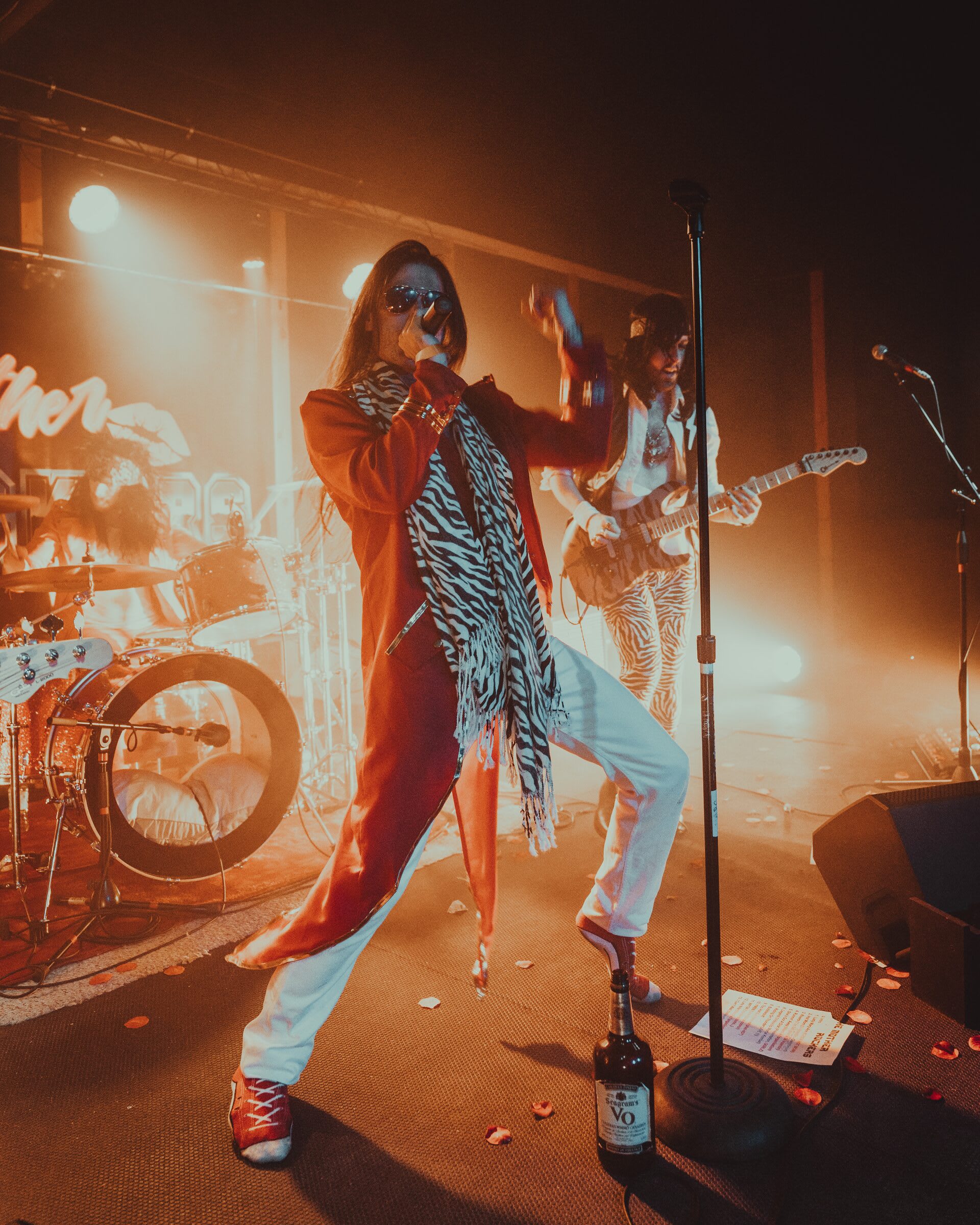 Silhouettes dans la foule du Sonum Fest pendant Mother Rockers