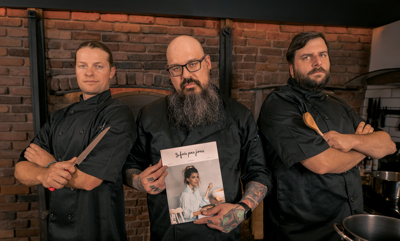 ButterButtButler en habit de chef