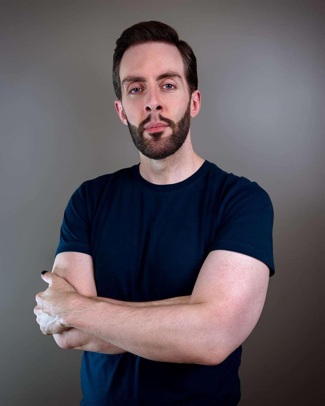 Portrait of a young man, slightly retouched