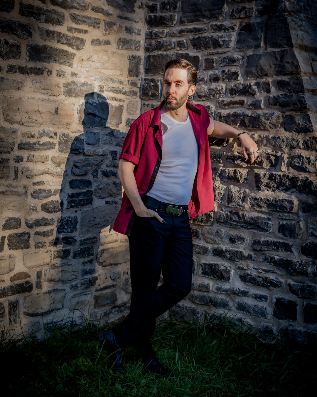 Portrait of a young man in natural light