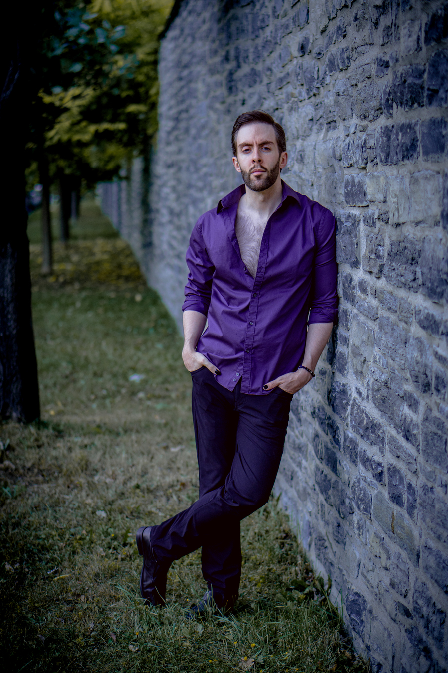 Portrait of a young man in natural light