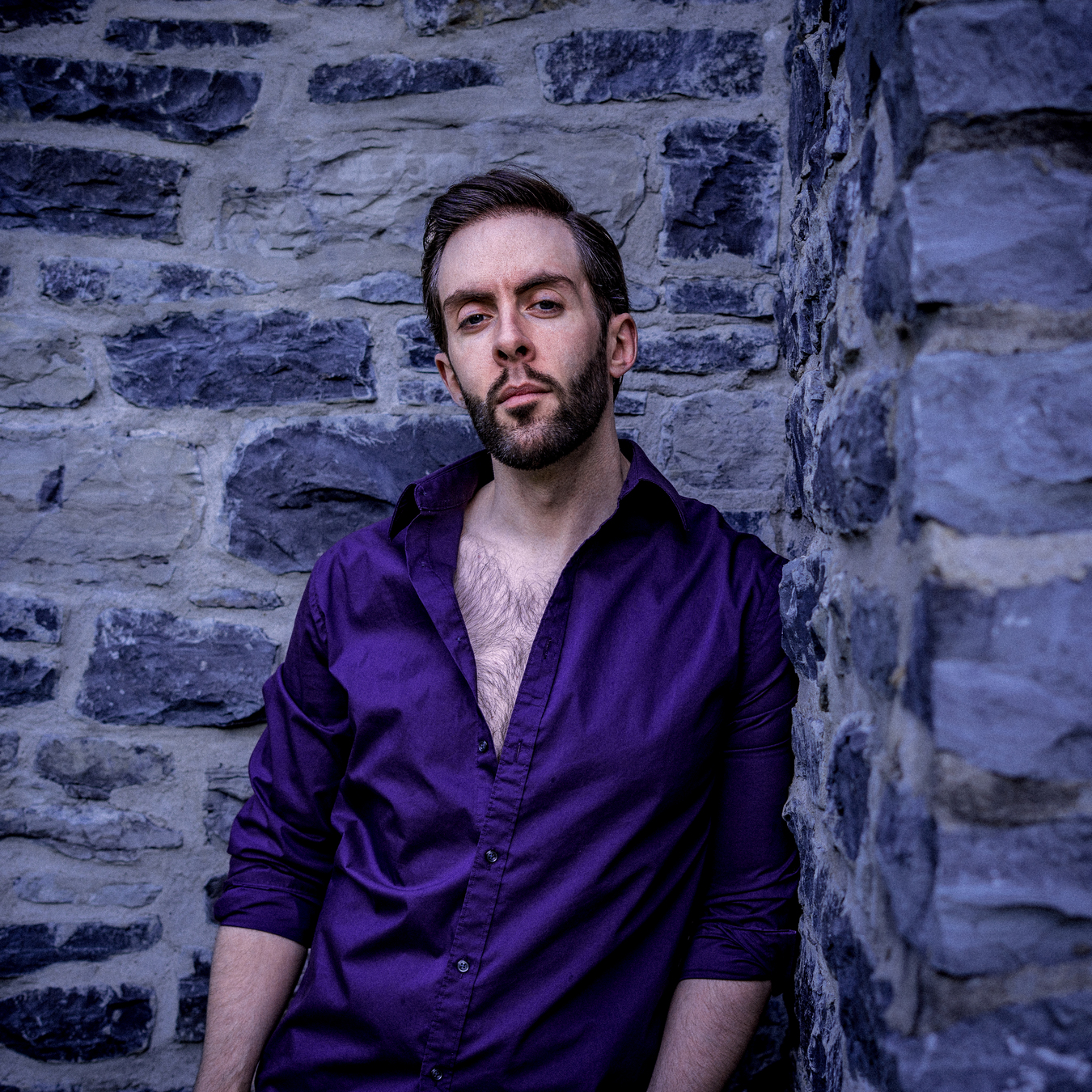 Portrait of a young man in natural light