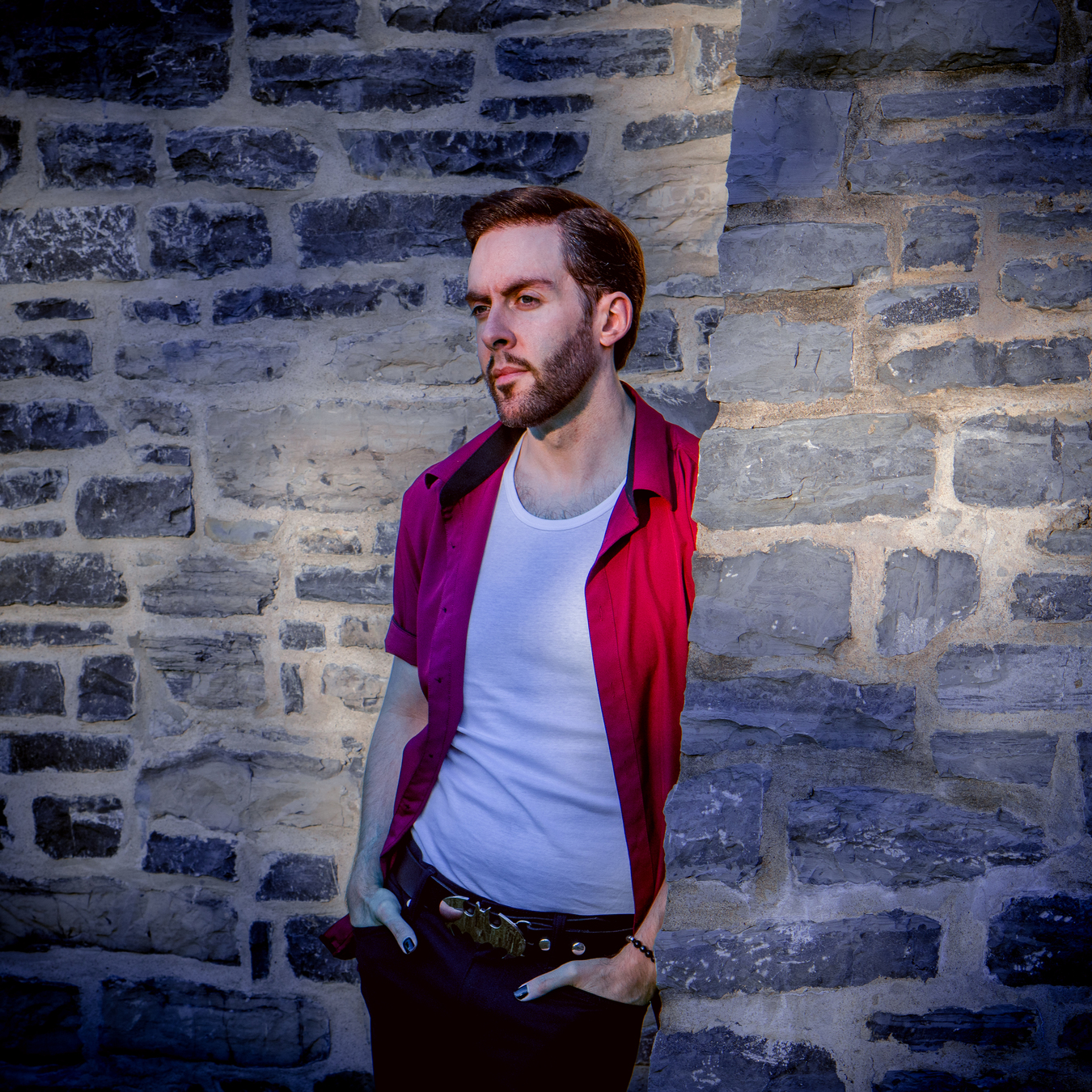 Portrait of a young man in natural light