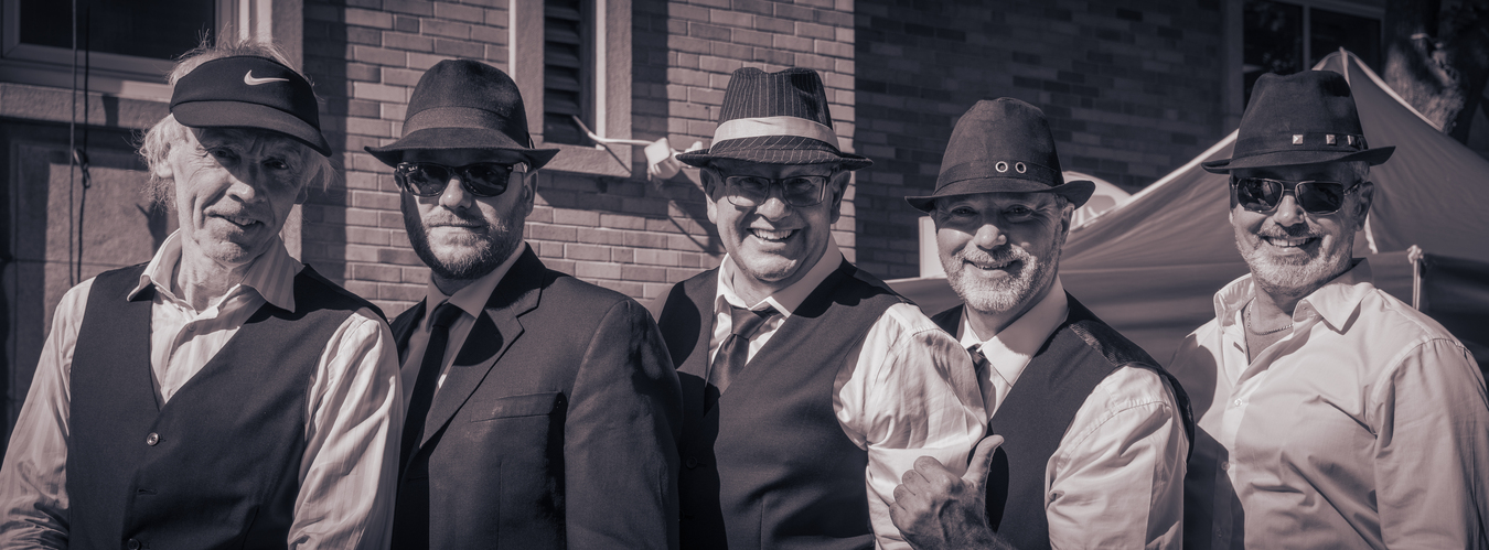 Le groupe Prohibition5 en spectacle le 15 septembre 2025 dans les rues de Limoilou