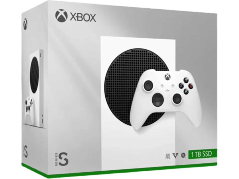 Consola Xbox Series S 1TB SSD, Robot White (Blanco), 120 FPS, 1440p, Bluetooth - Xbox — imagen 1