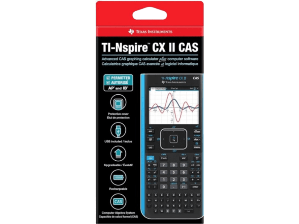 Texas Instruments TI-Nspire CX II CAS Color Graphing Calculator with Student — imagen 1