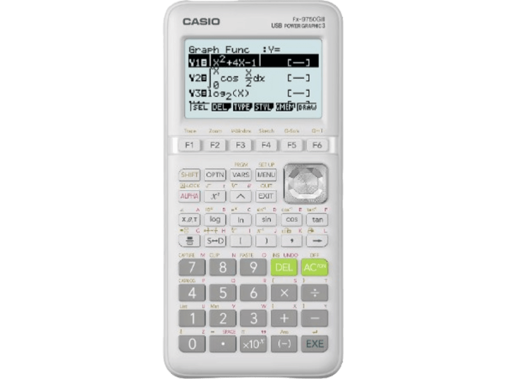 Casio FX-9750GIII Blanca — imagen 1