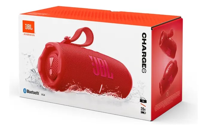 Parlante JBL Charge 6 - Altavoz Bluetooth portátil - Rojo — imagen 1