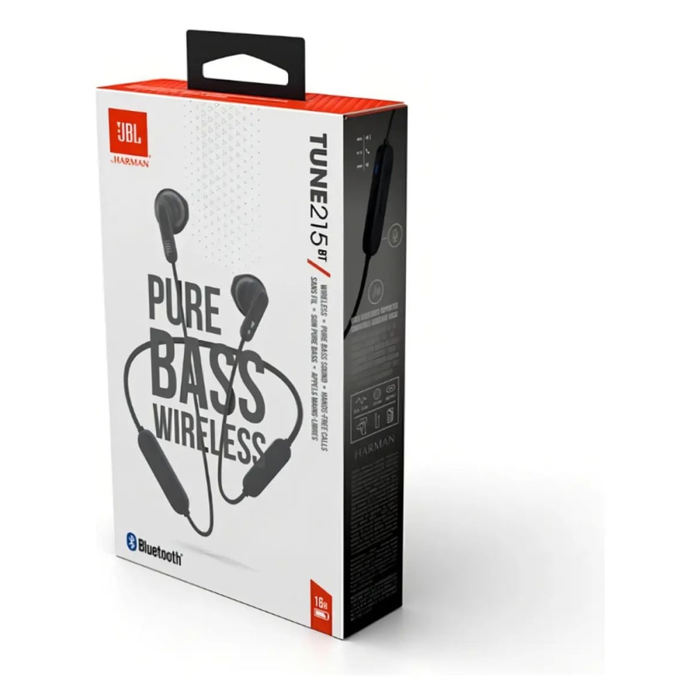 Audífonos JBL Tune 215BT Inalámbricos In-Ear Bluetooth Negro — imagen 1