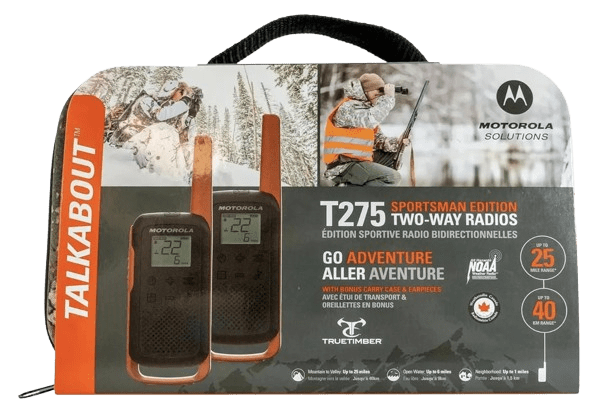 Radios Motorola Talkabout T275 bidireccionales x2 — imagen 1