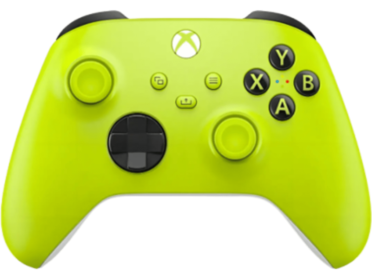 Control Inalámbrico Xbox Series XS, Microsoft, Electric Volt Amarillo Neón, Conexión Bluetooth