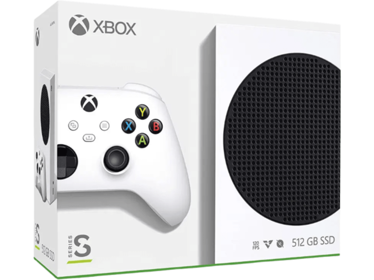 Consola Xbox Series S 512GB SSD, Robot White (Blanco), 120 FPS, 1440p, Digital - Xbox