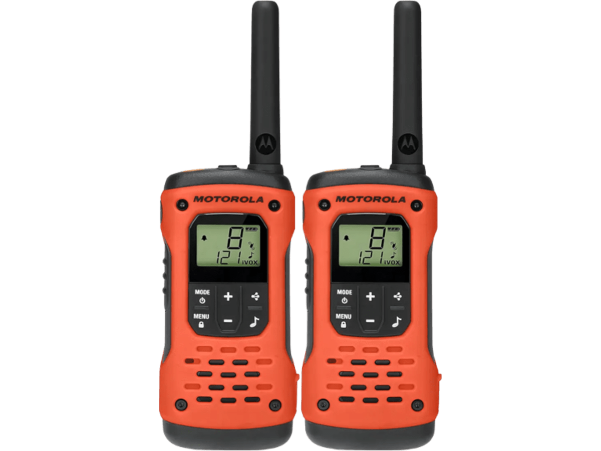 Radios Motorola Solutions T605 H2O Talkabout radios bidireccionales x2 miniatura 6