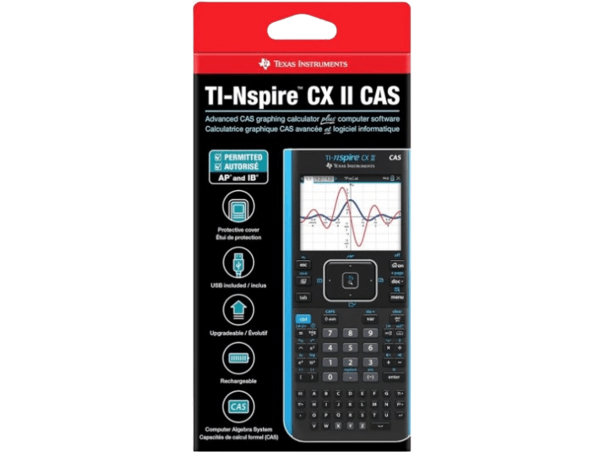 Texas Instruments TI-Nspire CX II CAS Color Graphing Calculator with Student