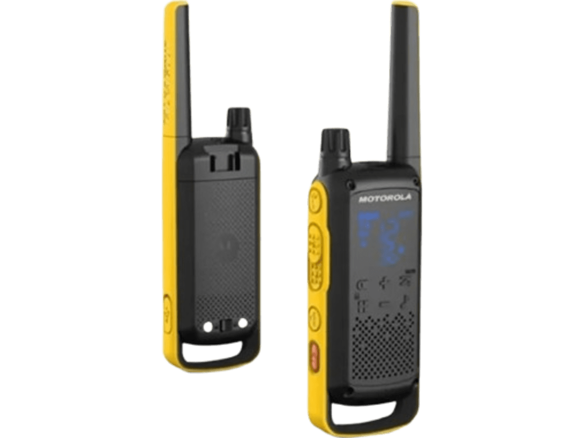 Radios Motorola FRS portátil T470 Talkabout radios bidireccionales x2 miniatura 2