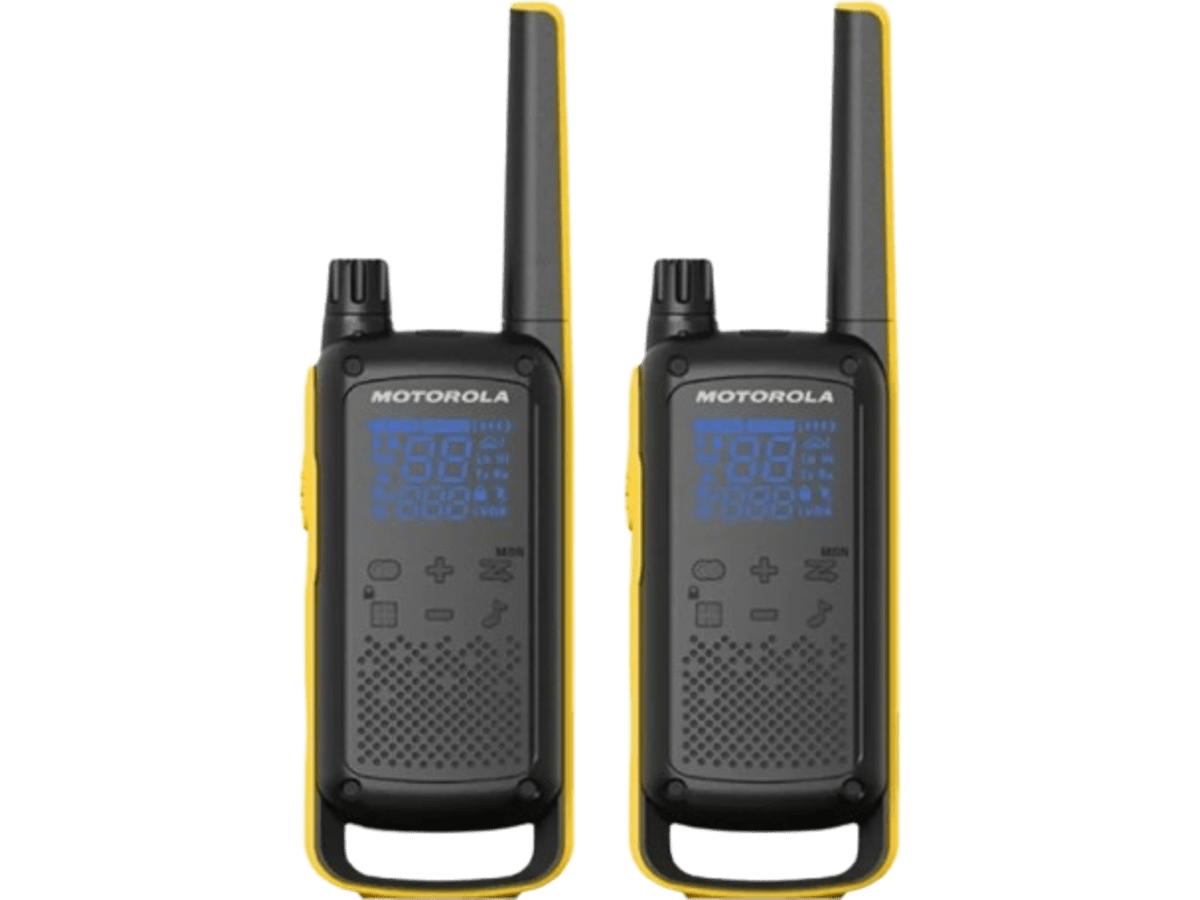 Radios Motorola FRS portátil T470 Talkabout radios bidireccionales x2 miniatura 3