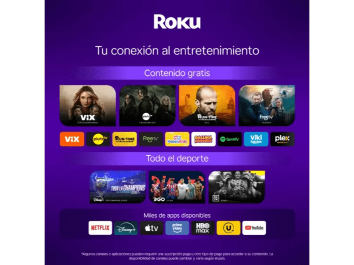 DISPOSITIVO STREAMING ROKU 4K PLUS miniatura 2