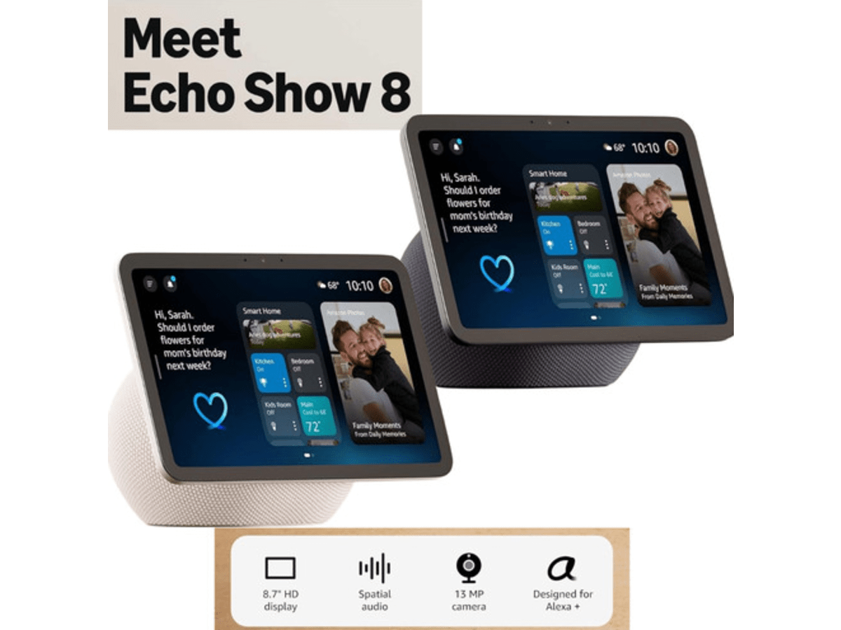 Echo Show 8 4 Gen Blanco miniatura 2