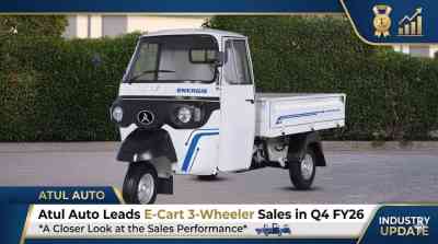 Atul Auto Leads E-Cart 3-Wheeler Sales in Q4 FY26