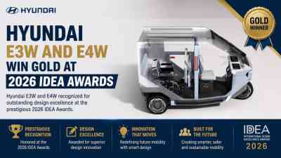 Hyundai E3W And E4W Win Gold At 2026 IDEA Awards