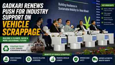 Gadkari Renews Push For Industry Support On Vehicle Scrappage